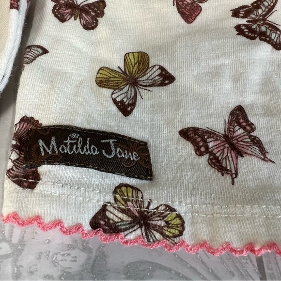 Matilda Jane Harvest Fit Jean Overalls Fall Flutter Set - Picture 10 of 13